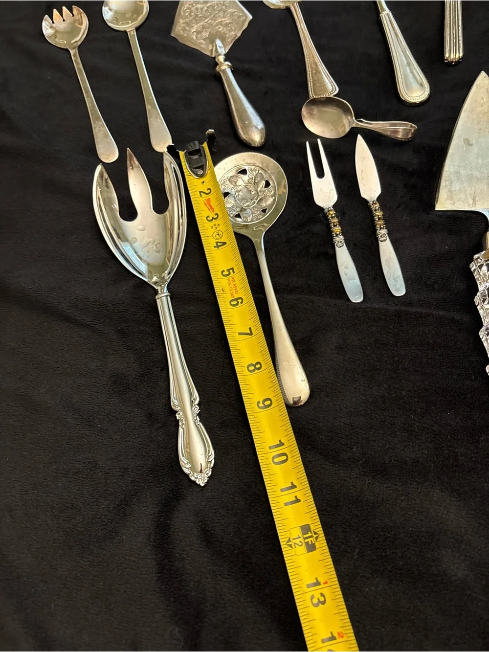 12 antique vintage silverplated serveware pieces